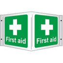 First Aid 3D Projecting Sign 43x20cm - IndustraCare