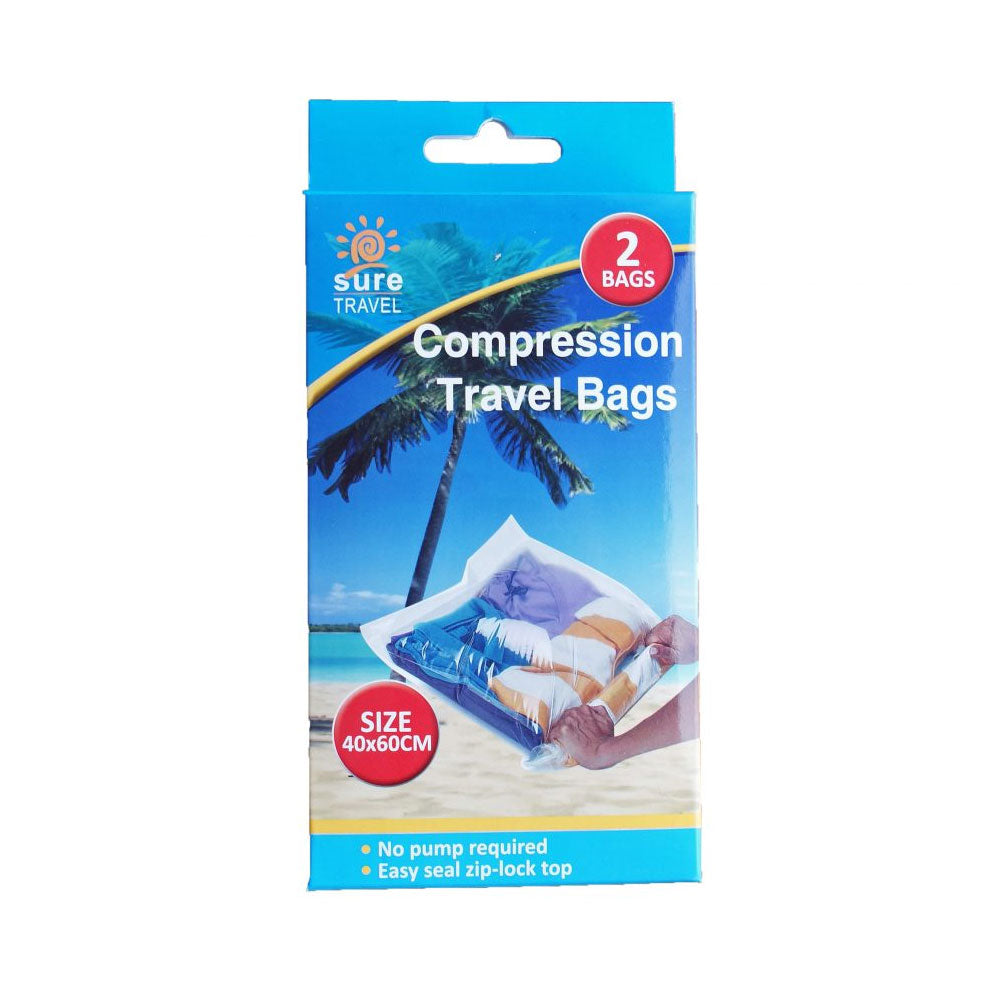 Sure Pac Compress Sure Travel Compression Bags - 2 Pack– IndustraCare