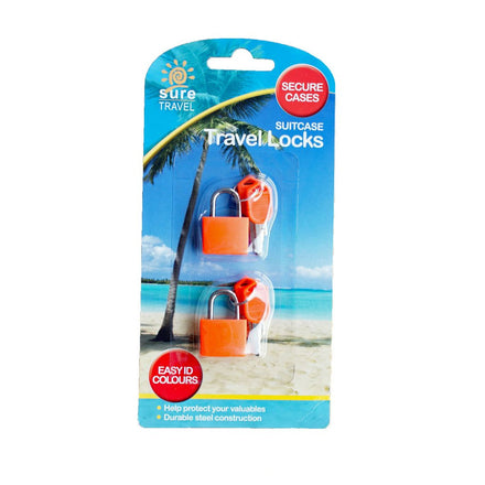 Sure Travel Suitcase Locks - 2 Pack