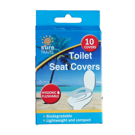 Sure Travel Toilet Seat Covers - Pack of 10