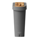 UK uBin Eco Friendly Office Recycle Bin and Lid - Grey - IndustraCare