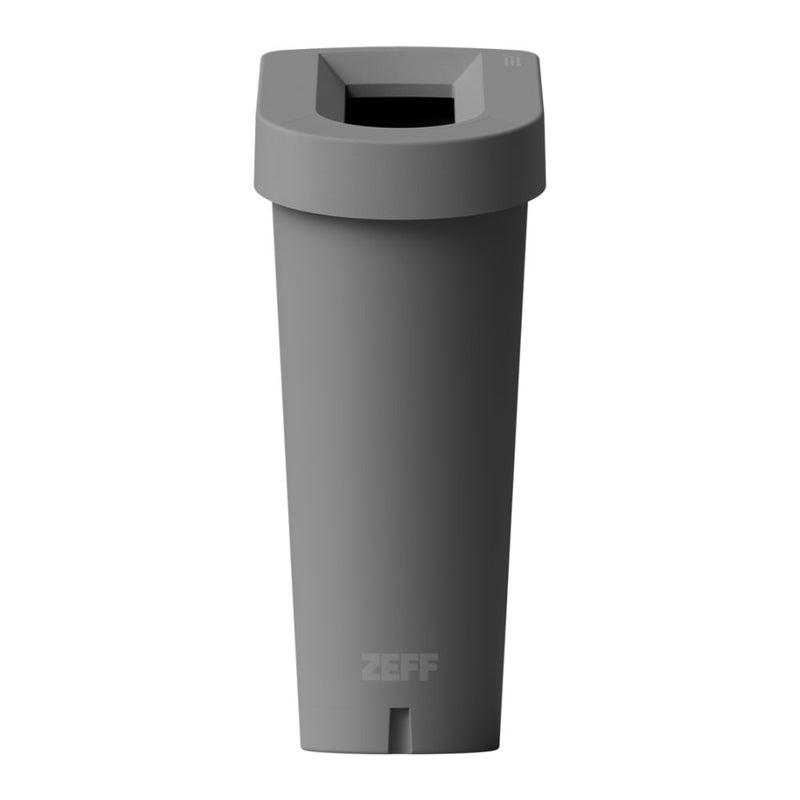 UK uBin Eco Friendly Office Recycle Bin and Lid - Grey