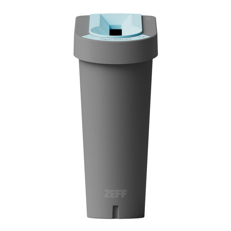 UK uBin Eco Friendly Office Recycle Bin and Lid - Grey