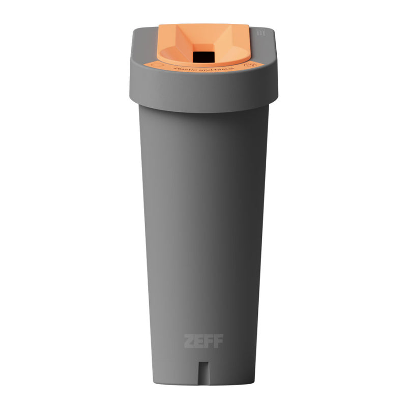 UK uBin Eco Friendly Office Recycle Bin and Lid - Grey