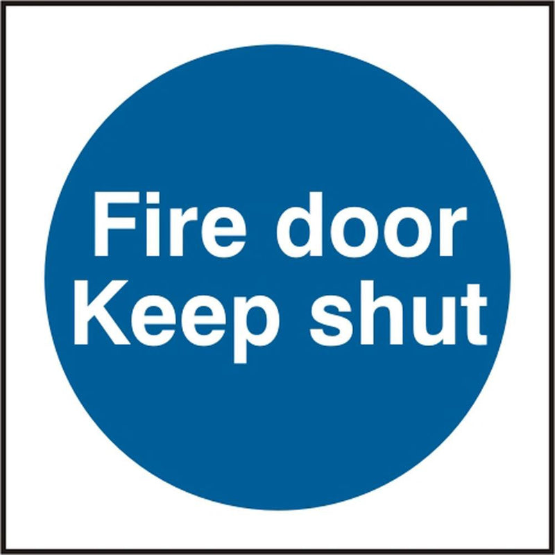 Fire Door Keep Shut RPVC Sign - IndustraCare