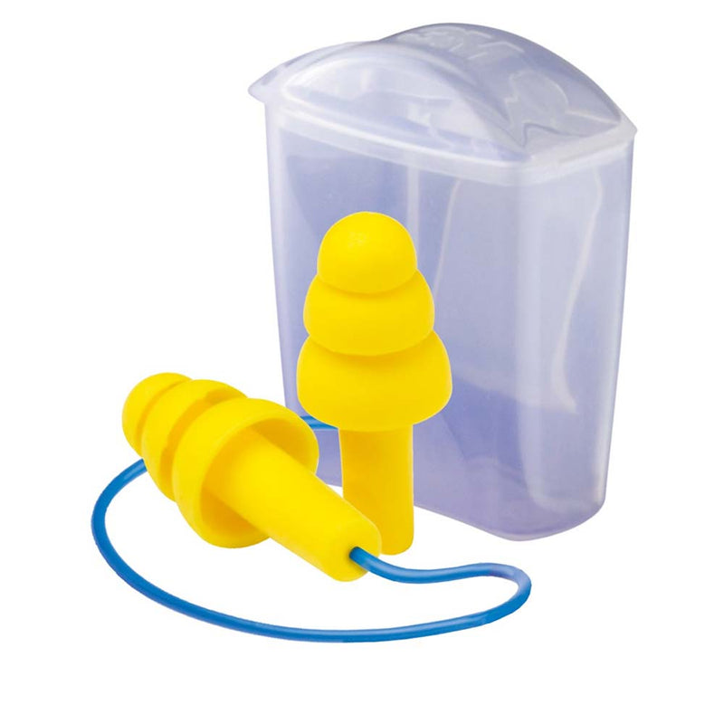 3M E-A-R Ultrafit Corded Earplugs with Plastic Storage Box - IndustraCare