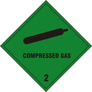 Compressed Gas 2 Diamond S.A.V Sign - IndustraCare