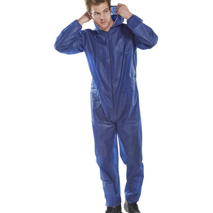 B-Brand Disposable Polypropylene Boiler Suit Navy