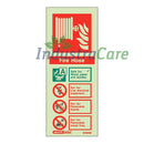 Jalite Fire Hose Reel Photoluminescent Sign - IndustraCare