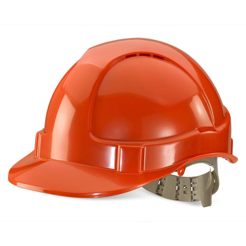 B-Brand Vented Safety Helmet - Orange - IndustraCare