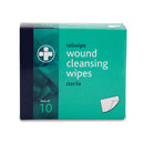 Reliwipe Moist Saline Cleansing Wipes - Sterile Pack of 10 - IndustraCare