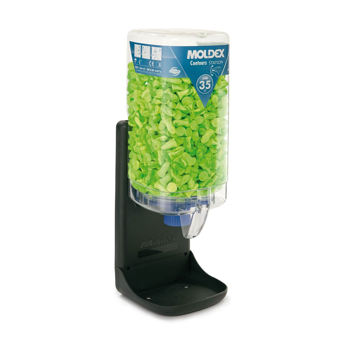 Moldex Dispensing Station 7400 Contour Disposable Ear Plugs - 500 Pairs ...