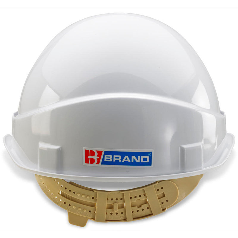 B-Brand Vented Safety Helmet - White - IndustraCare