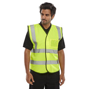 Hi Vis ID Vest Saturn Yellow - IndustraCare