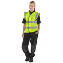 Hi Vis ID Vest Saturn Yellow - IndustraCare