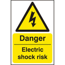 Danger Electric Shock Risk S.A.V Sign - IndustraCare