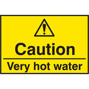 Caution Very Hot Water S.A.V Sign - IndustraCare