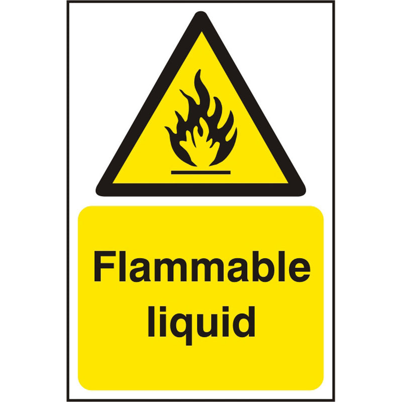 Flammable Liquid S.A.V Sign - IndustraCare