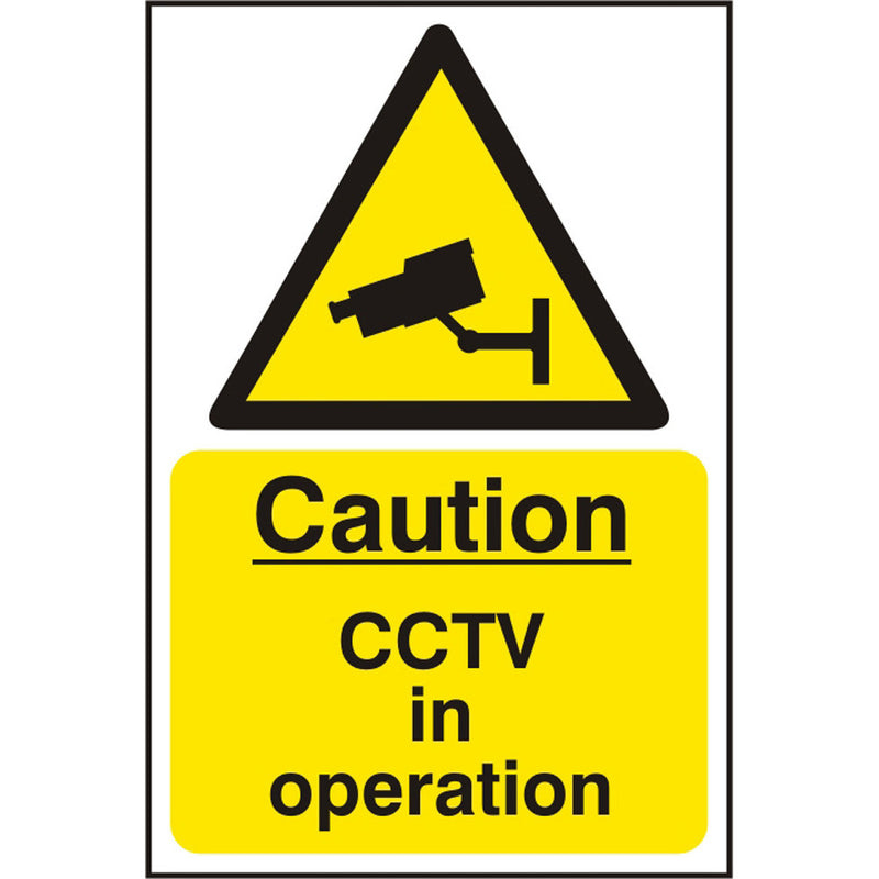 Caution CCTV in Operation S.A.V Sign - IndustraCare