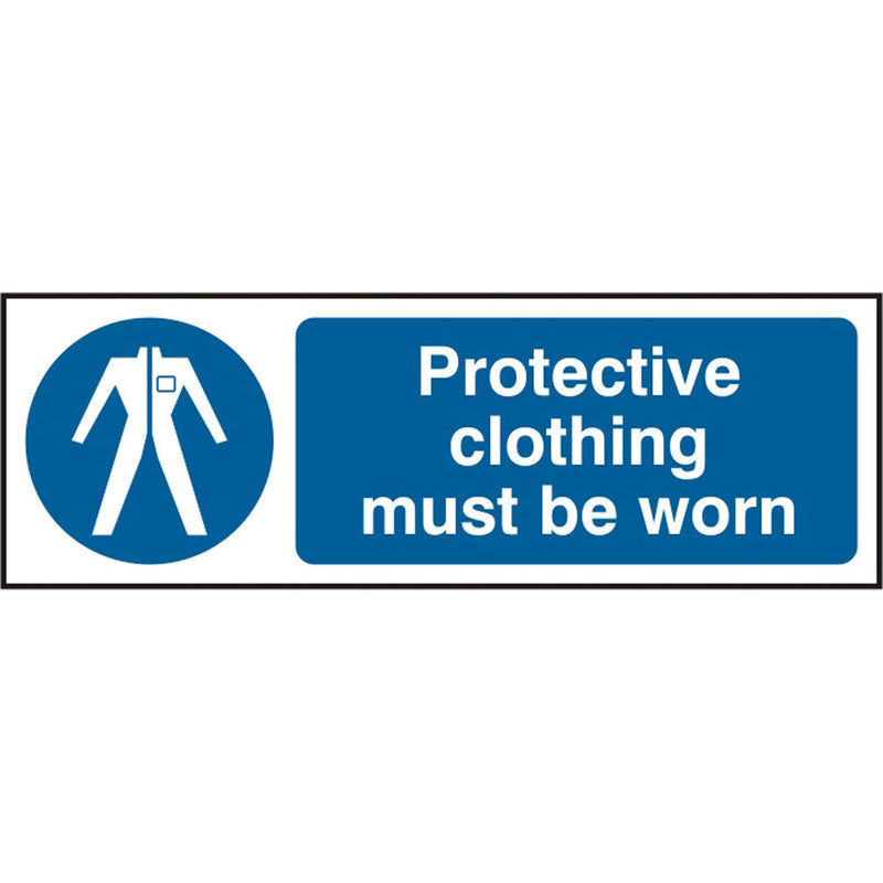 Protective Clothing Must Be Worn S.A.V Sign - IndustraCare