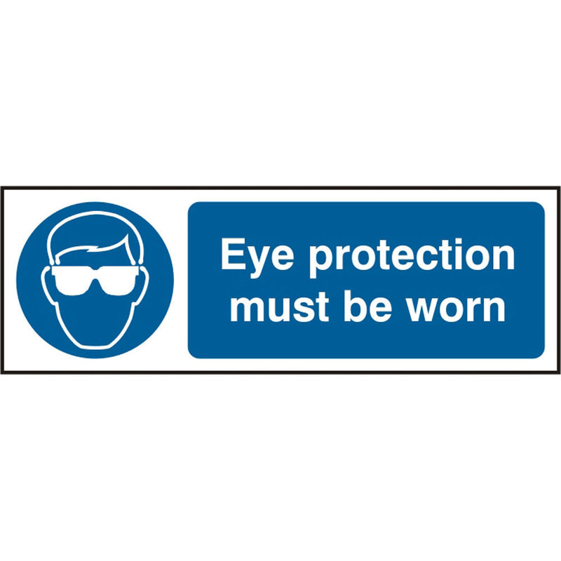 Eye Protection Must Be Worn S.A.V Sign - IndustraCare
