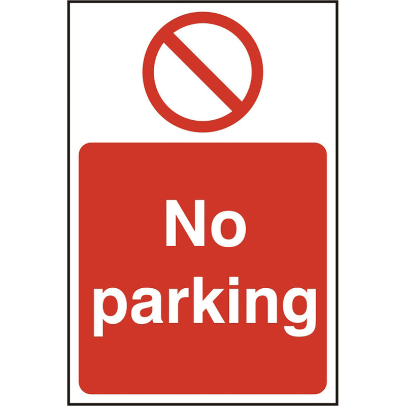 No Parking RPVC Safety Sign - IndustraCare