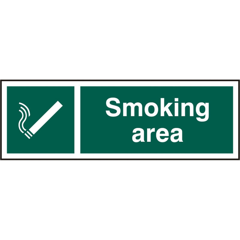Smoking Area SAV Sign - IndustraCare