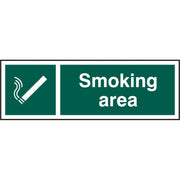 Smoking Area RPVC Sign - IndustraCare