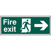 Fire Exit Man Arrow Right R.P.V.C Sign - IndustraCare