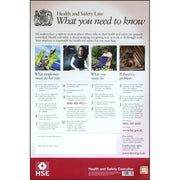 Health and Safety Law Poster PVC - IndustraCare