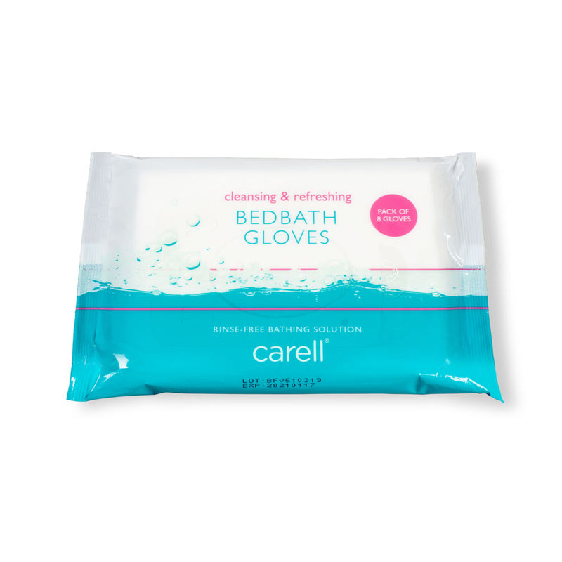 Carell BedBath Gloves (Pack of 8) - IndustraCare