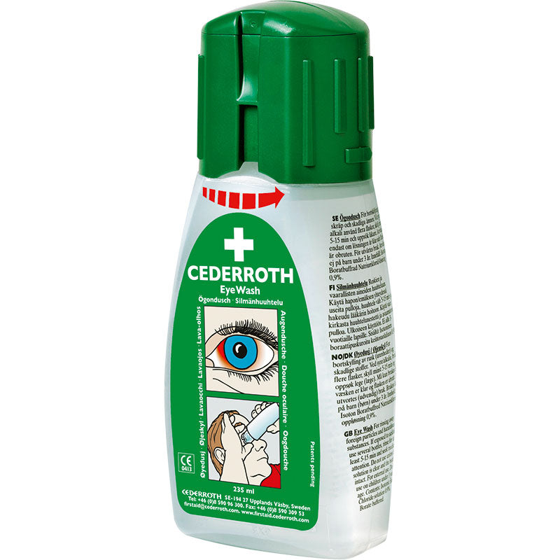 Cederroth Pocket Eyewash 235ml - IndustraCare