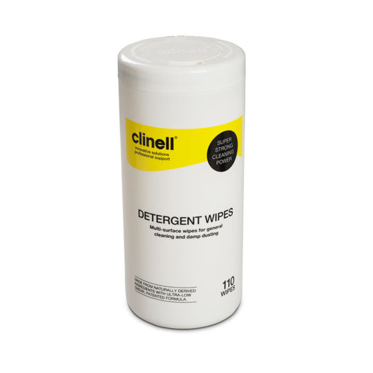 Clinell Detergent Wipes (Tub of 110) - IndustraCare