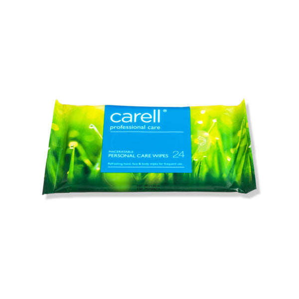 Carell Patient Hands & Face Wipes (Pack of 24) - IndustraCare