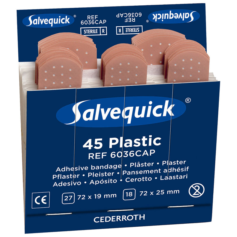 Click Medical Salvequick Waterproof Plasters Refill - IndustraCare