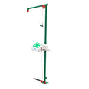 Click Medical Unheated Safety Shower with ABS Closed Bowl Eyewash - IndustraCare