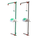 Click Medical Unheated Safety Shower with ABS Closed Bowl Eyewash - IndustraCare