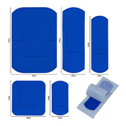 HypaPlast Blue Visually Detectable Plasters Assorted Pack of 100 - IndustraCare