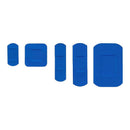 HypaPlast Blue Visually Detectable Plasters Assorted Pack of 100 - IndustraCare