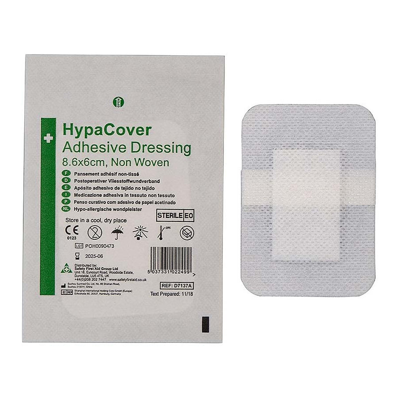 Hypacover Sterile Adhesive Dressings 8.6cm x 6cm - Pack of 25 - IndustraCare
