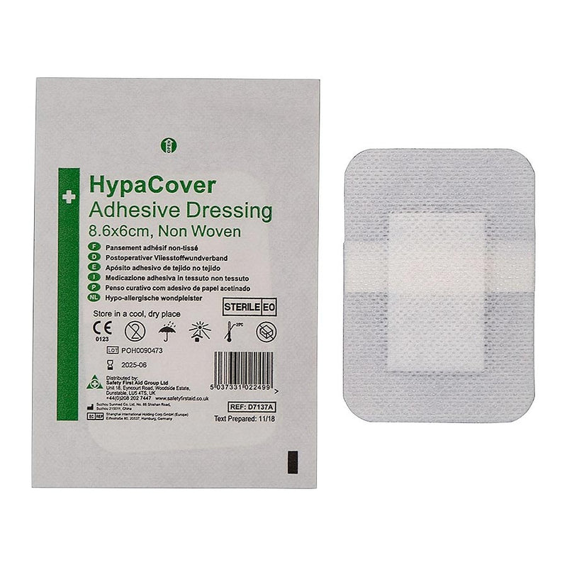 Hypacover Sterile Adhesive Dressings 8.6cm x 6cm - Pack of 10 - IndustraCare