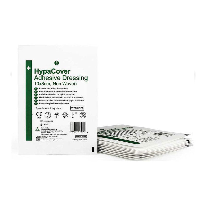 Hypacover Sterile Adhesive Dressings 10cm x 8cm - Pack of 10 - IndustraCare
