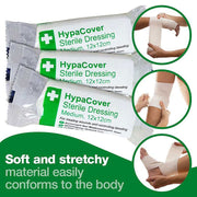 HypaCover Sterile Dressing Medium 12 x 12cm - Pack of 6 - IndustraCare