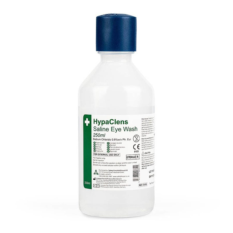 Hypaclens Sterile Eyewash Bottle 250ml - IndustraCare