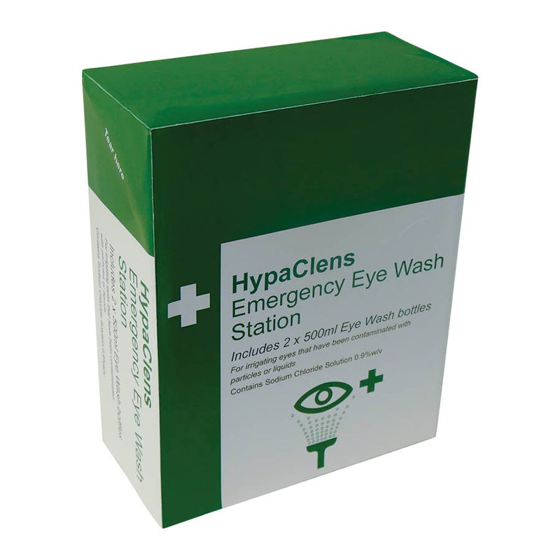 Hypaclens Value Emergency Eyewash Station (2x500ml) - IndustraCare