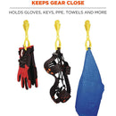 Ergodyne Grabber Dual Clip Mount Lime - IndustraCare