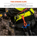 Ergodyne Grabber Dual Clip Mount Lime - IndustraCare