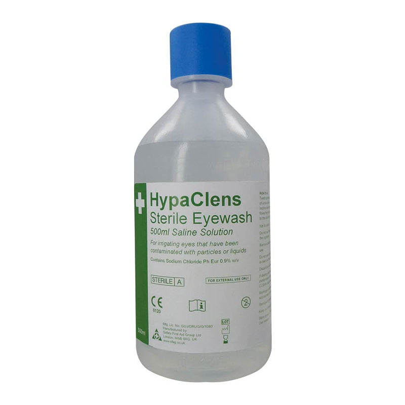 Hypaclens Sterile Eyewash Bottle 500ml - IndustraCare
