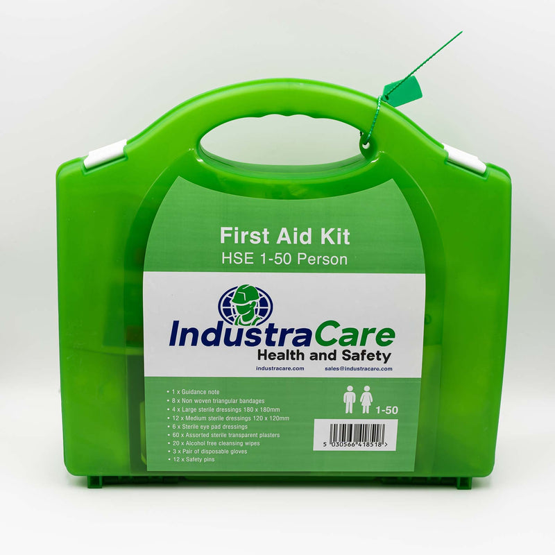 IndustraCare 1-50 Person Economy HSE Standard First Aid Kit (Large) - IndustraCare