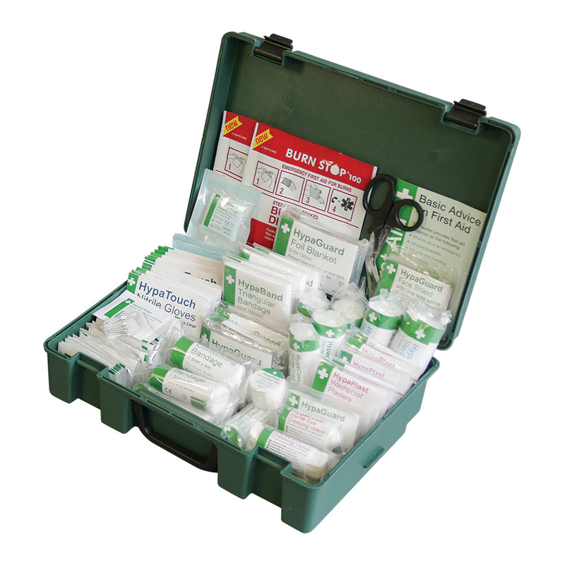 British Standard Compliant Economy Workplace First Aid Kit (Large) - IndustraCare
